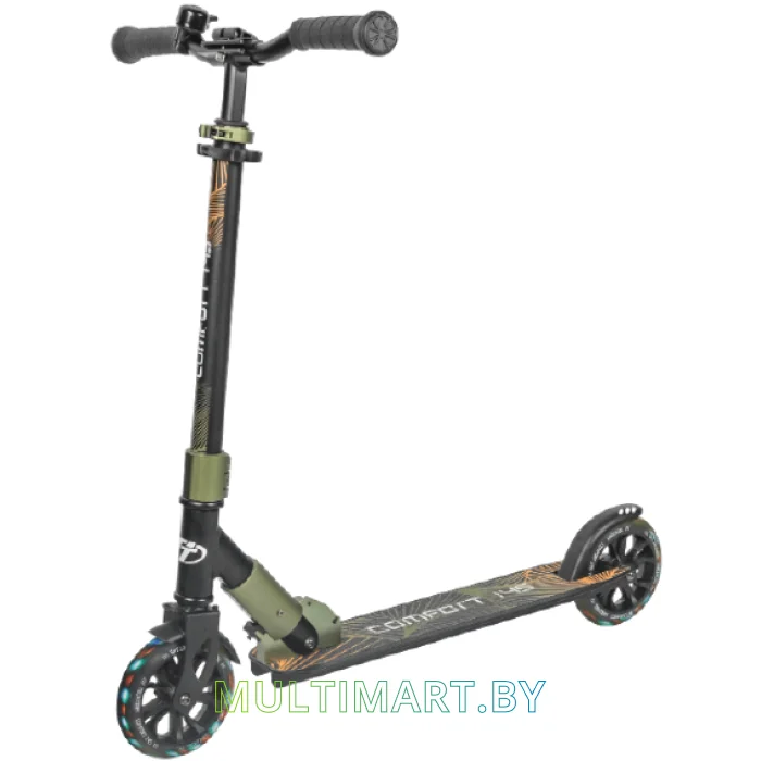 Самокат Tech Team Lux Comfort 145R 2021 (хаки)